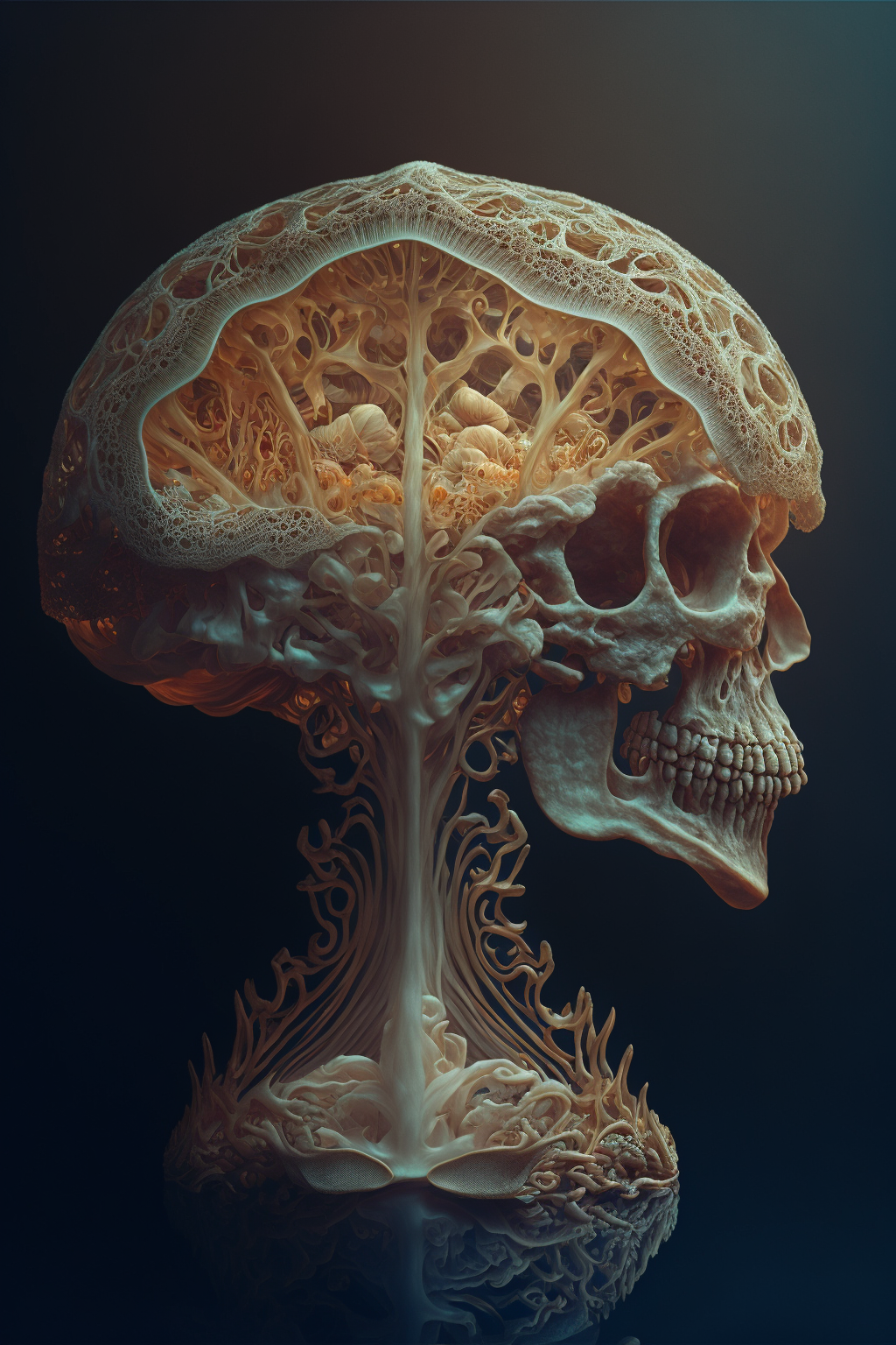 A man made of mushroom